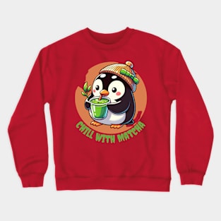 Matcha penguin Crewneck Sweatshirt